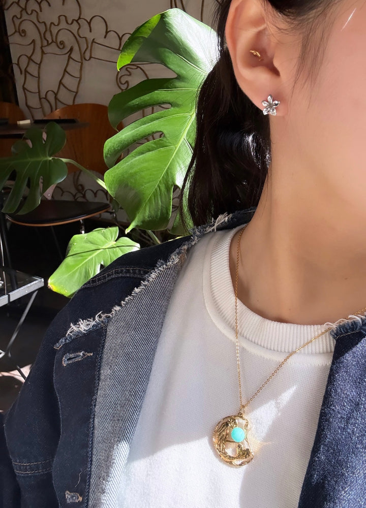 CHERISH PLUMERIA EARRINGS