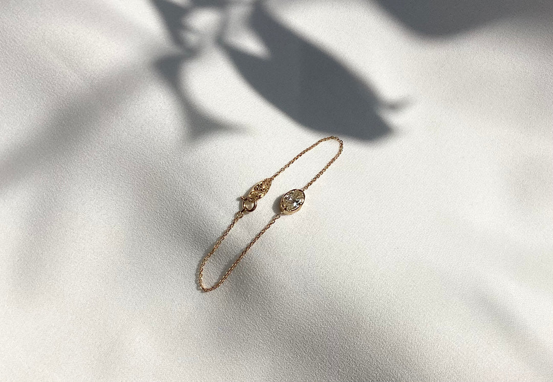 K18YG LIGHT YELLOW DIAMOND BRACELET