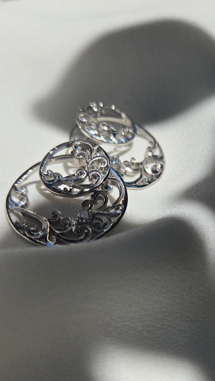 SV ROUND SKY EARRINGS