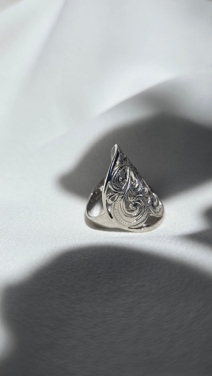 SV  NAUPAKA FILIGREE RING