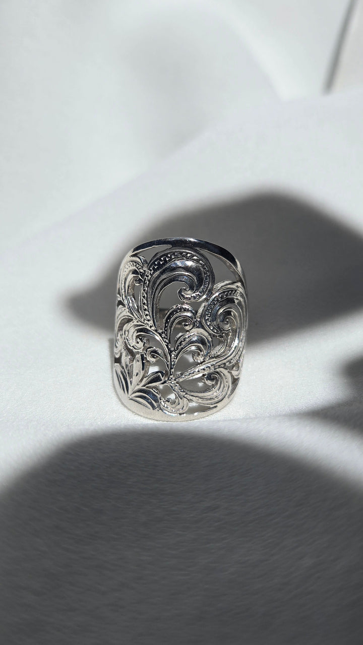 SV  NAUPAKA FILIGREE RING
