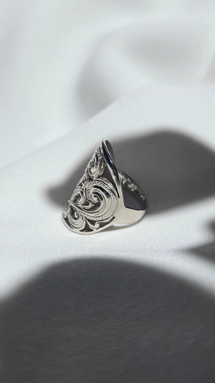 SV  NAUPAKA FILIGREE RING