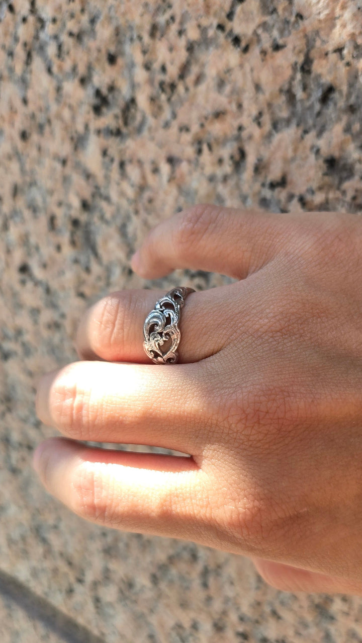 SV OVAL FILIGREE RING