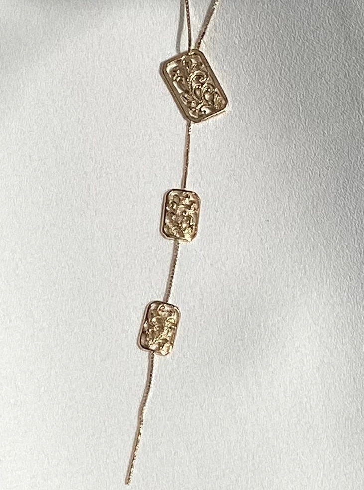 K18YG ARTISTRY Y PENDANT