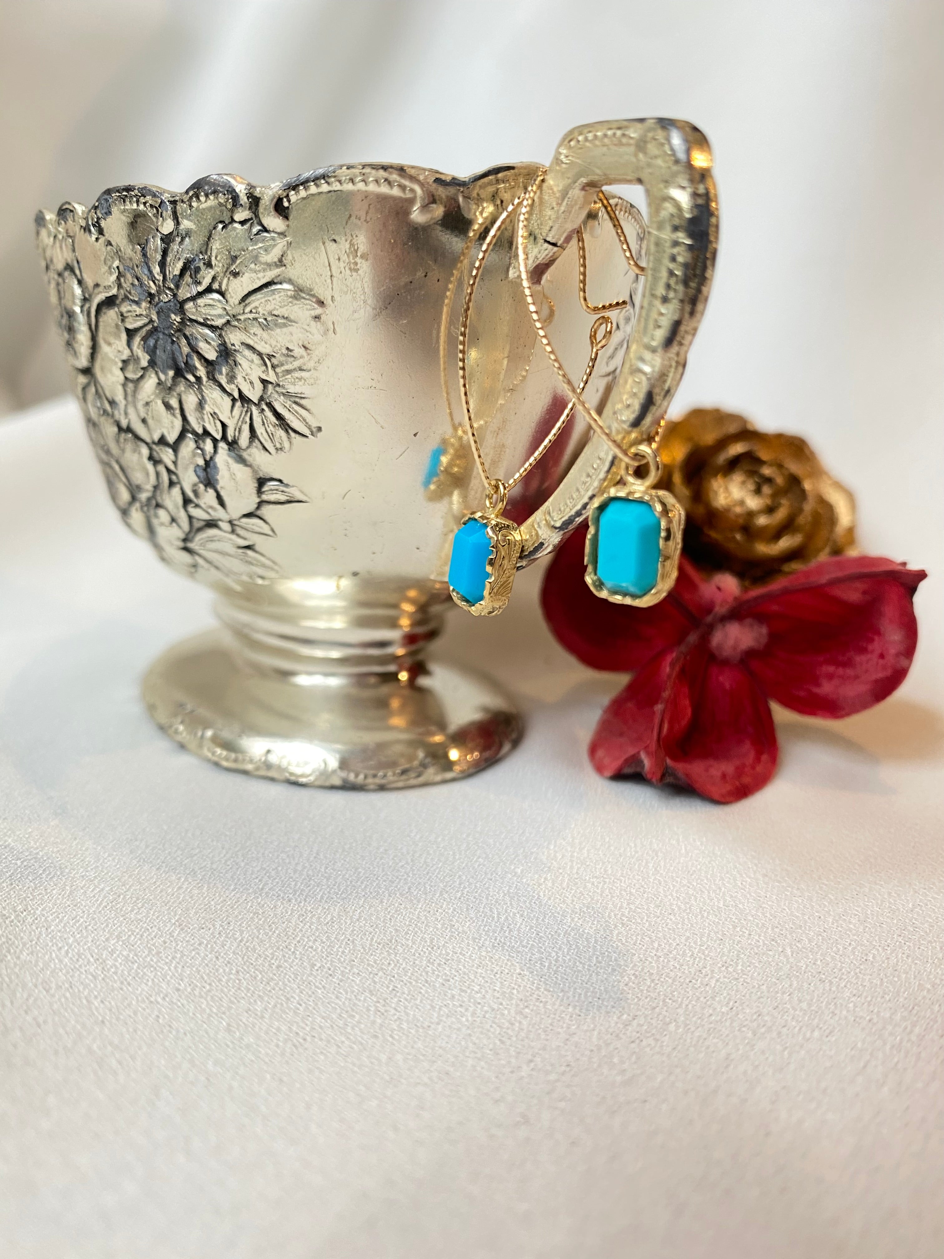 TURQ S HOOP ER – Artistry & I | Hawaiian Chanting Jewelry