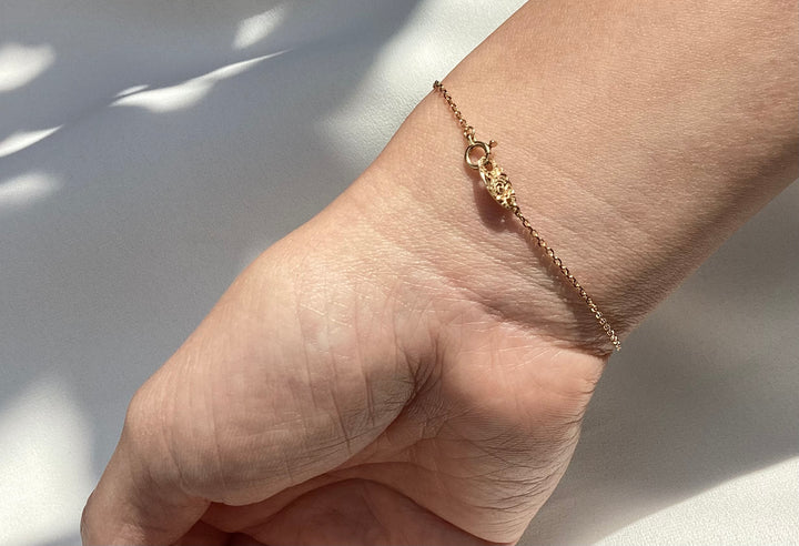 K18YG LIGHT YELLOW DIAMOND BRACELET