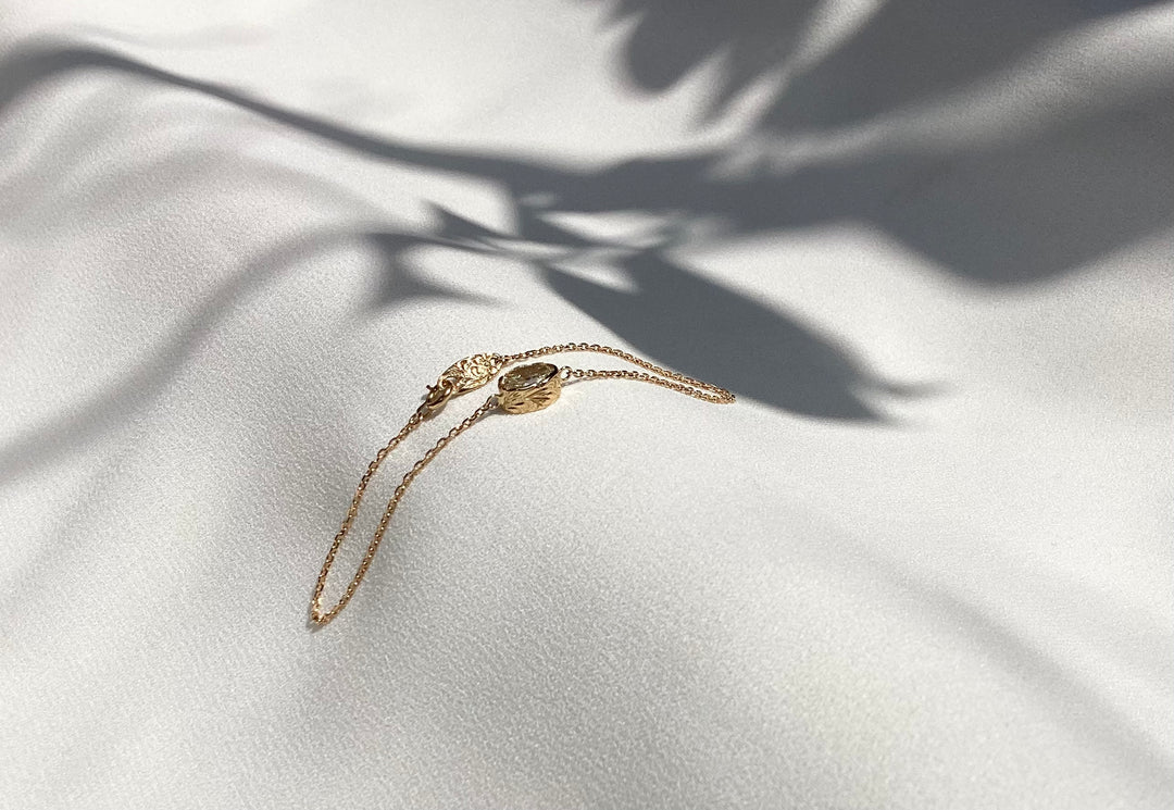 K18YG LIGHT YELLOW DIAMOND BRACELET