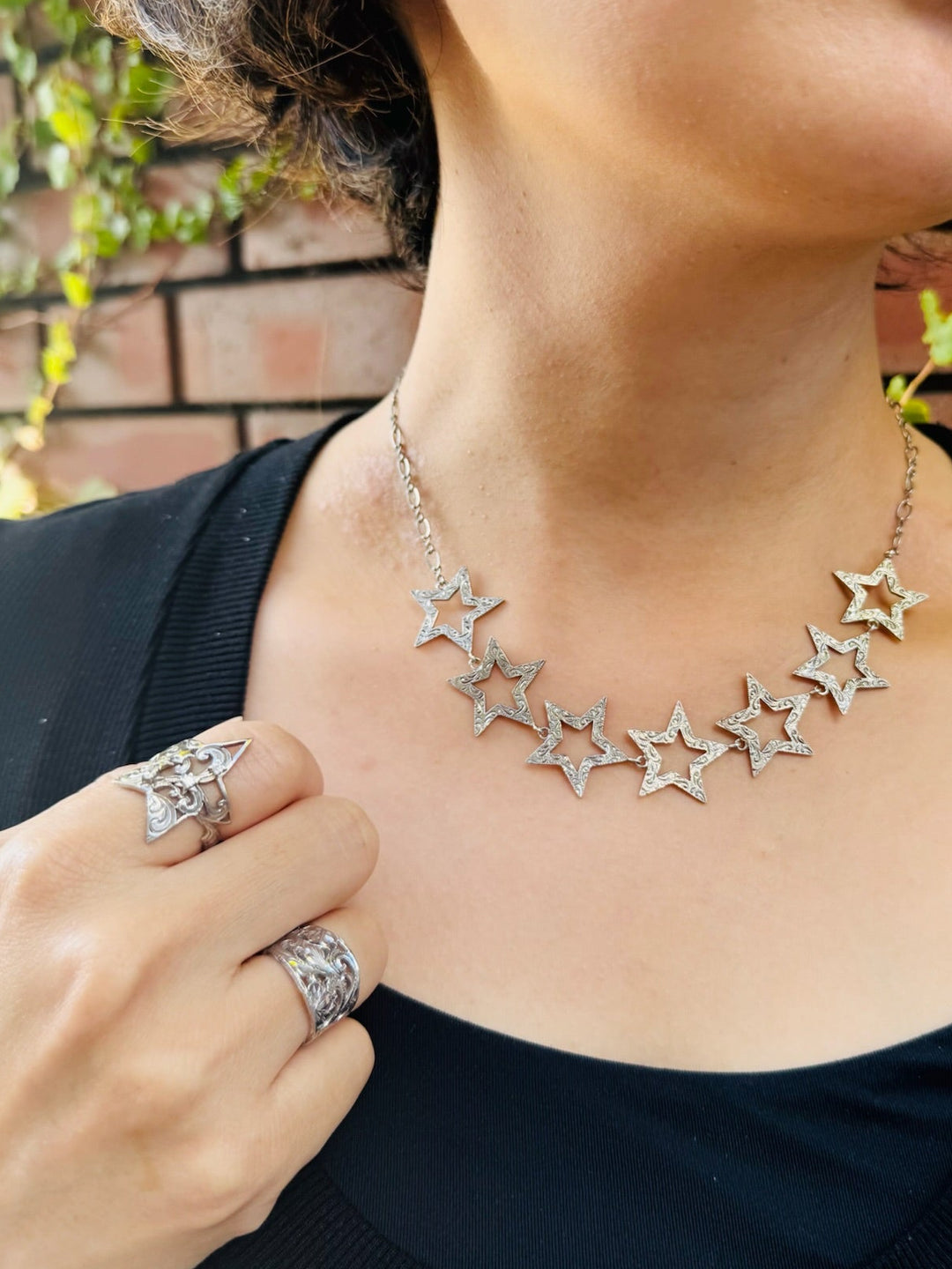 SV STAR FILIGREE CZ RING